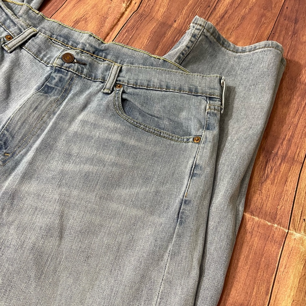 Men’s Levi's Blue Straight Jeans Classic Style W38 L34 - Picture 6 of 15